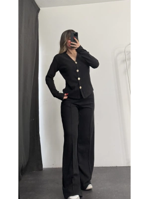 Hanna Hırka Takım - Siyah