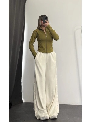 Hope Çıtçıtlı Eşofman - Beyaz