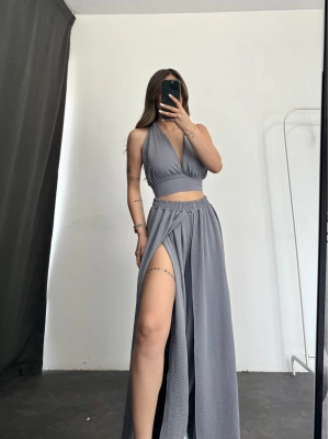 Hope Dekolte Takım - Gri