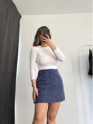 Isabel Kaşe Etek - Lacivert