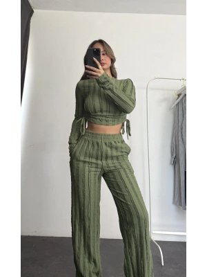 Janna Büzgülü Takım - Yeşil