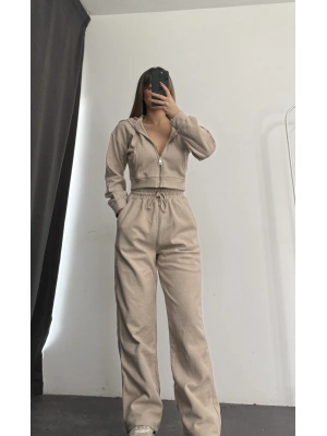 Jerry Basic Eşofman Takımı - Bej