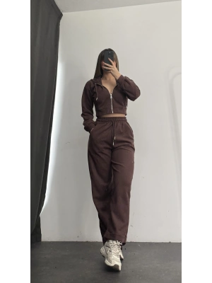 Jerry Basic Eşofman Takımı - Kahve