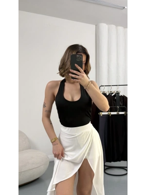 Jolie Basic Crop - Siyah