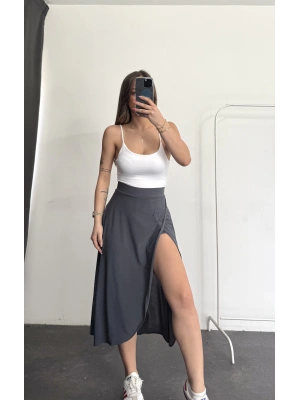 Jotem Şortlu Etek-Antrasit