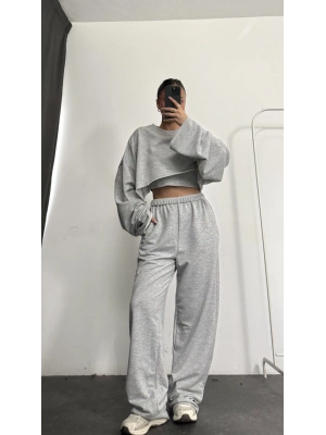 Julia Üçlü Basic Takım - Gri