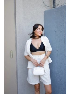 Keten Aerobin Takım - Bej