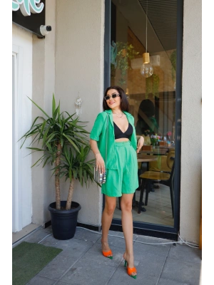 Keten Aerobin Takım - Yeşil