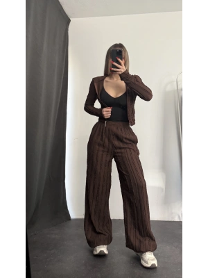 Kitty Kapüşonlu Takım - Kahve