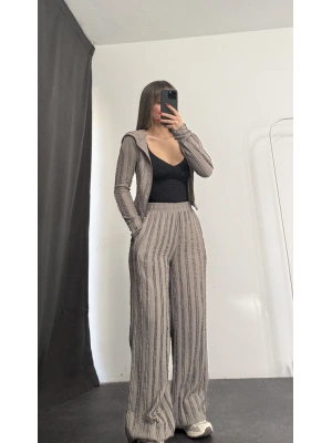 Kitty Kapüşonlu Takım - Vizon