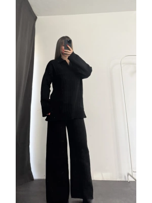 Laurel Triko Takım - Siyah