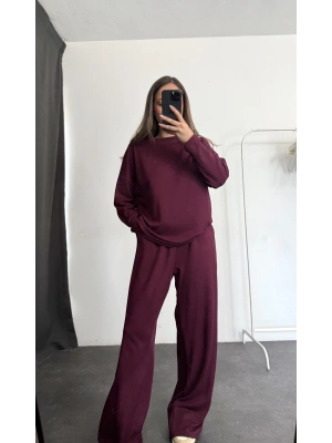 Lia Basic Modal Takım - Bordo