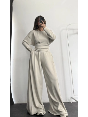 Lisandra Bağlamalı Takım - Bej