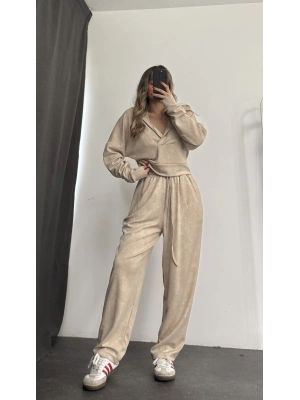 Lois Dijital Baskı Takım - Bej