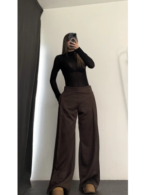 Lucy Yan Pensli Pantolon - Kahve