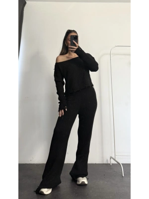 Mabel Triko Takım- Siyah