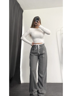 Maggie Palazzo Pantolon - Gri