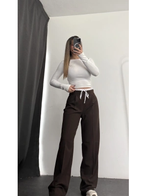 Maggie Palazzo Pantolon - Kahve