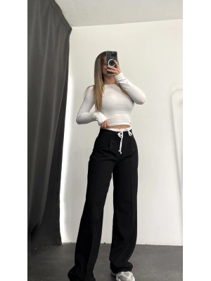 Maggie Palazzo Pantolon - Siyah