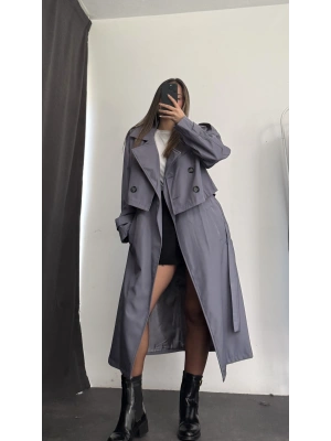 Magic İkili Trençkot - Gri