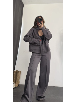 Margela Cep Detay Takım - Antrasit