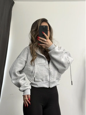 Mark Basic Şardonlu Hırka - Gri