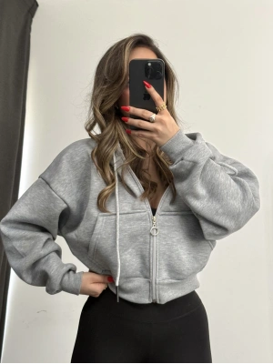 Mark Basic Şardonlu Hırka - Gri Melanj