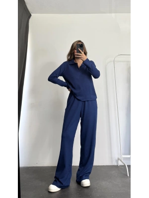 Maya Polo Yaka Takım - Lacivert