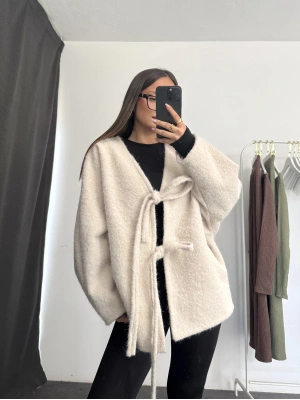 Merry Fiyonklu Ceket - Bej