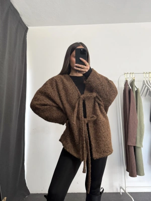 Merry Fiyonklu Ceket - Kahve