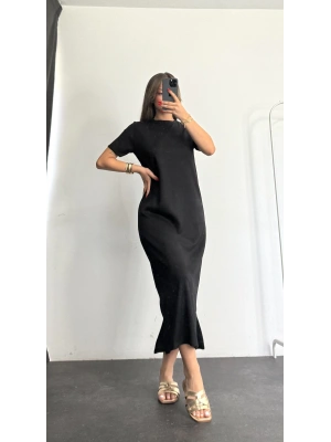 Mimie Basic Elbise - Siyah