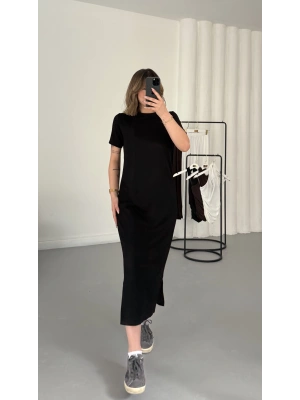 Mimie Basic Elbise - Siyah