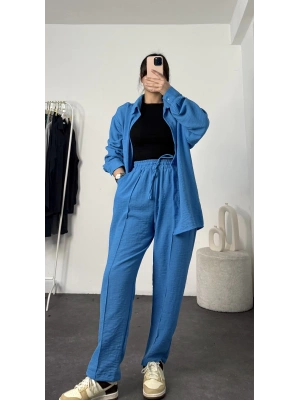 Minna Keten Takım - Mavi