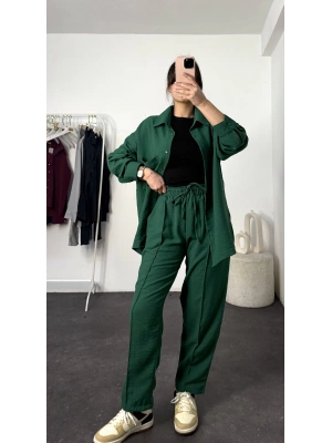 Minna Keten Takım - Yeşil