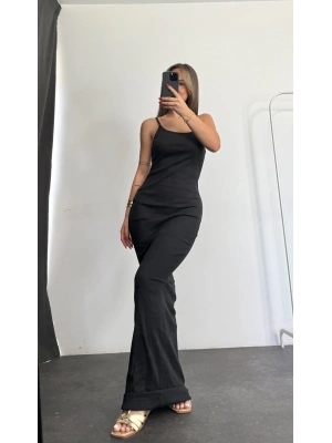 Miro Basic Elbise - Siyah