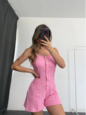 Misha Şort Tulum - Pembe