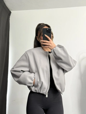 Molly Bomber Ceket - Gri