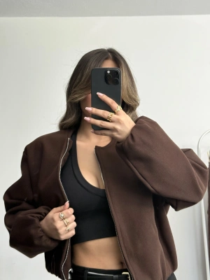 Molly Bomber Ceket - Kahve