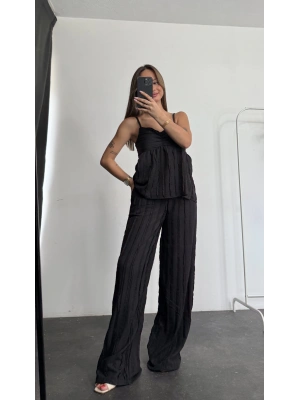 Monaco Askılı Takım - Siyah