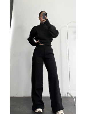 Monica Triko Takım - Siyah