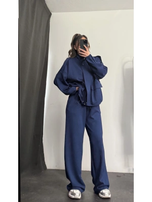 Nanda Cep Detay Takım - Lacivert