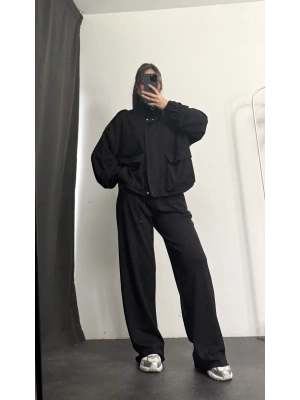 Nanda Cep Detay Takım - Siyah