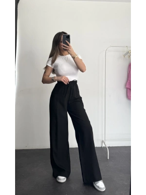 Olive Salaş Pantolon - Siyah