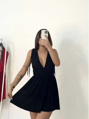 Owen Şortlu Elbise - Siyah