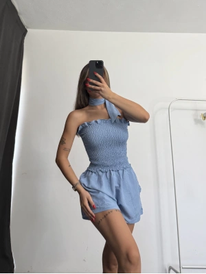 Peony Şortlu Takım - Mavi