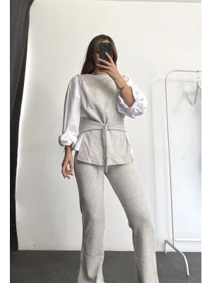 Pien Balon Kol Takım - Gri