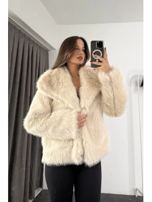 Pinterest Kürk - Bej