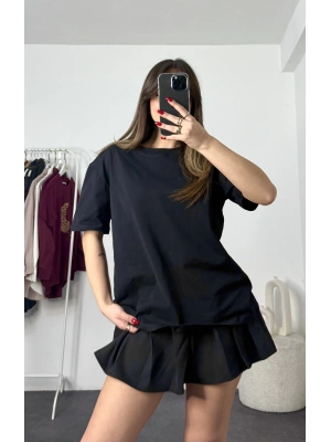 Pony Premium Oversize Tshirt - Siyah