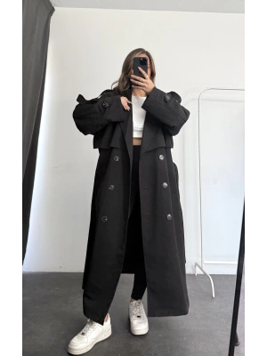 Queen Trençkot - Siyah