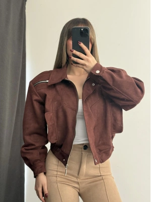 Rachel Süet Ceket - Camel